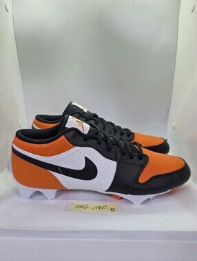 Nike Air Jordan 1 Low TD Shattered Backboard Football Cleats FJ6245-801 Size 14